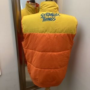 Stranger Things puffer vest size large